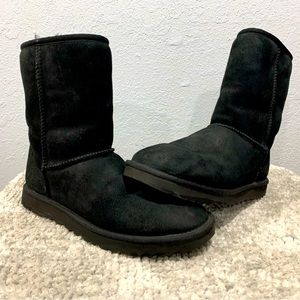 Classic Black Ugg Boots, Sz 9